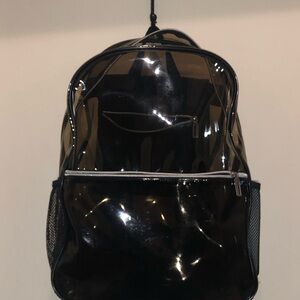 Black Transparent Backpack